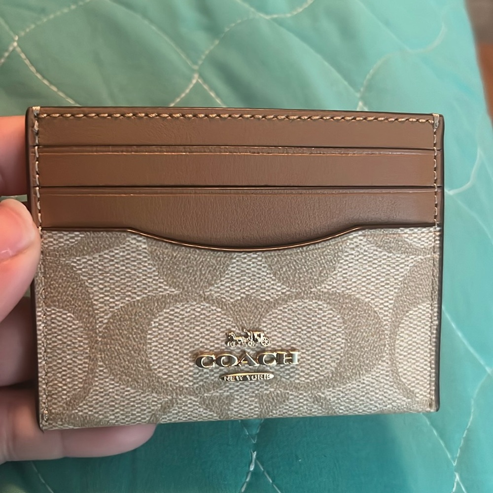 Coach slim Id card holder